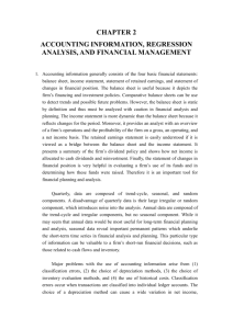 2. Accounting Information, Regression Analysis, and Financial