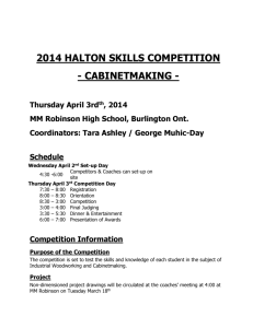 cabinetmaking - Halton Skills Competitions