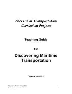 TDL Module Title - Transportation Careers