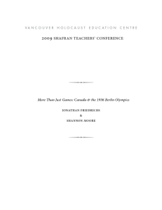 PART 1: A Basic Image Analysis - Vancouver Holocaust Education