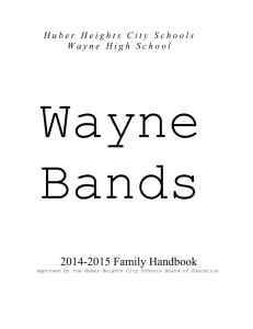 Wayne High School Band Program