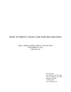 defamation - Best Lawyers