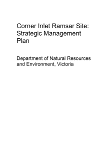 Corner Inlet Ramsar Site Strategic Management Plan