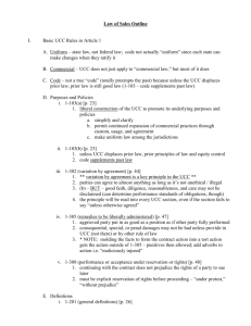 Law of Sales_McLaughlin (Fall 2003)