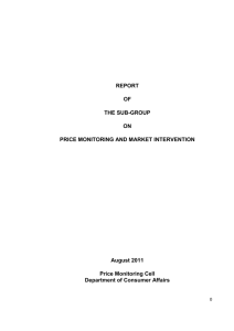 DRAFT REPORT OF - Department of Consumer Affairs