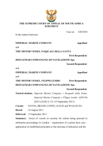 IMPERIAL MARINE COMPANY Appellant