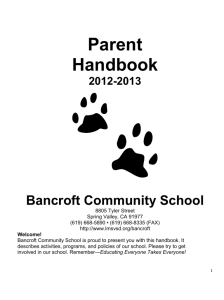 2012-2013 Parent Handbook - La Mesa