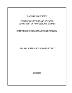 DSM 490 Senior Project - Requirements