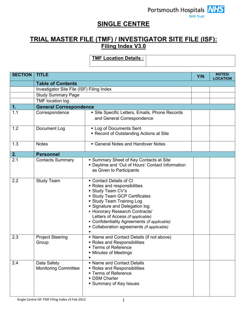 Master File Index Guide Template vrogue co