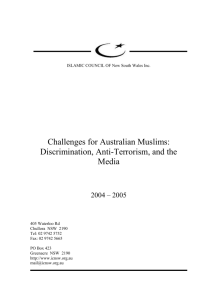 ABSTRACT - Islamic Council of New South Wales