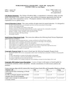 GEOG 200: World Regional Geography