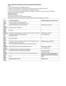 Reading Assignments and Quiz Dates