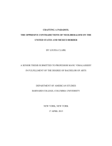 CRAFTING A PARADOX: THE OPPRESIVE CONTRADICTIONS OF