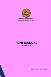 ES Student Manual - Jose Rizal University