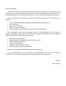 Joebet Resume Document File