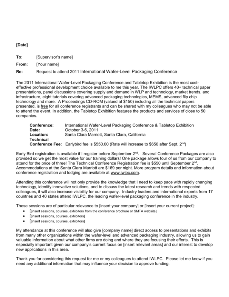 Sample Letter For Requesting Funding