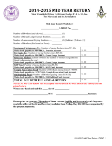 2014-2015 Mid-Year-End Return Forms