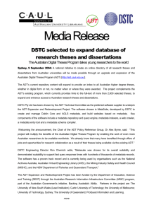 DSTC selected to expand database of research theses and