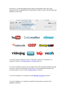 SaveTube is a JavaScript application that allows downloading