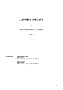 cos'e' la malattia di lafora - AILA. Associazione Italiana Lafora