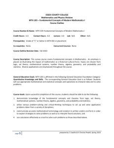 mth.103.outline.s2010 - Student Learning Outcomes (SLO)