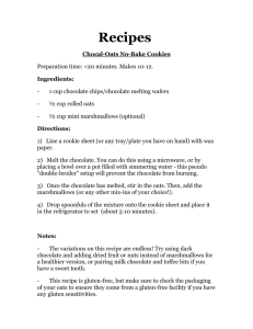 Recipes - Campus Food Bank