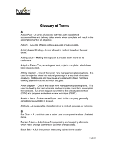 Lean Six Sigma - Glossary of Terms