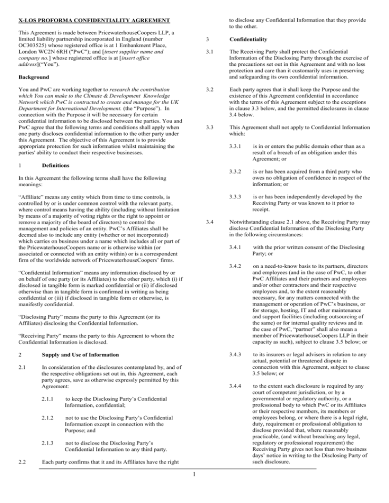 price waterhouse business plan