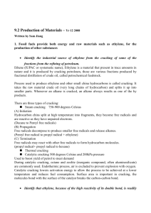 Production of Materials Notes (Student Produced)