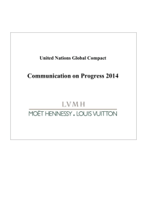 LVMH_COP_2014 - United Nations Global Compact