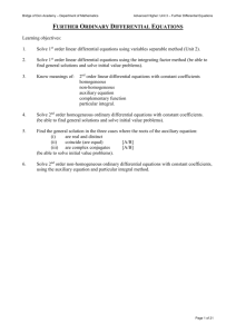 (Unit 3)LO2 – Differential Equations Pupil Sheets and NOTE