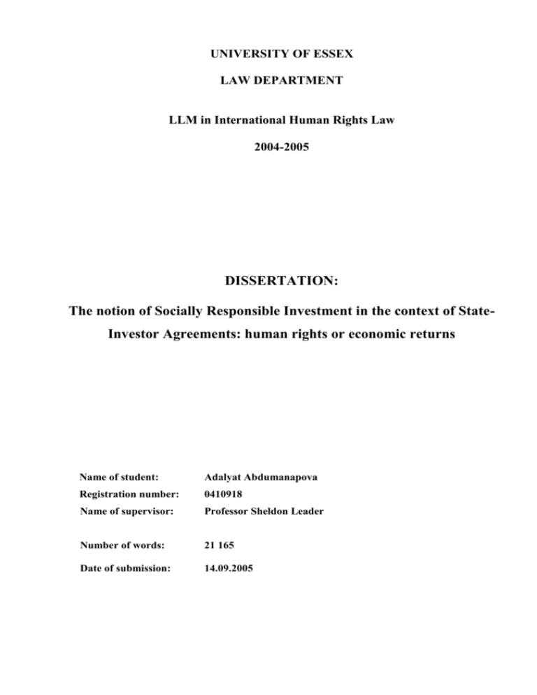 business and human rights thesis