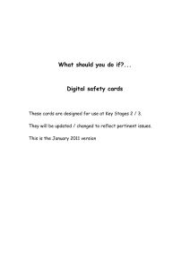 Digital safety scenario cards