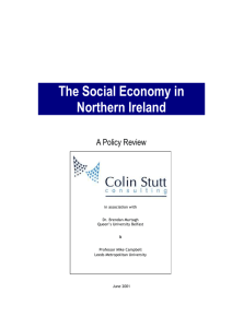 The Social Economy in Northern Ireland