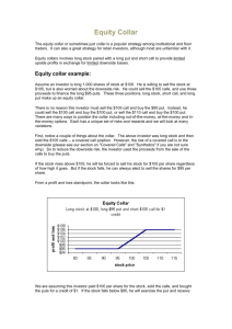 Equity Collar