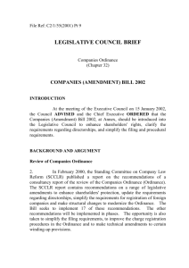 Companies (Amendment)