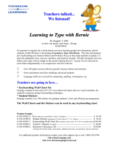 Teachers talked - Learn to Type with Bernie