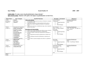 Social Studies Year Plan