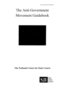 The Ami-Government Movement Guidebook