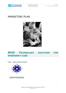 marketing plan - Jean-François DAVID