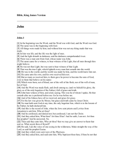 John.1 - Bible, King James Version