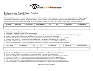 downloadable business impact analysis template