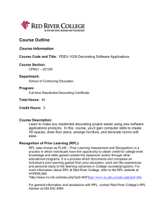 Course Outline Course Information Course Code and Title: PDEV