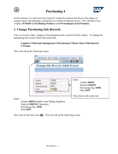 Customer Order Process in SAP R/3