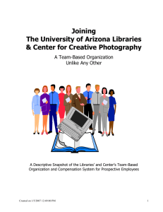 Compensation and Recognition at the University of Arizona Library