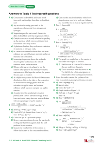 Edexcel Chemistry for A2