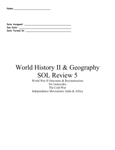 WHII SOL Review Part 5