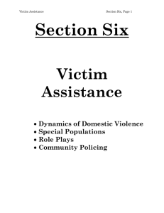 Domestic Violence Interdiction