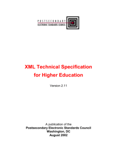 XML Forum Technical Specification