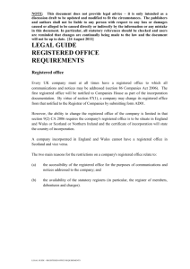 legal guide-registered office requirements